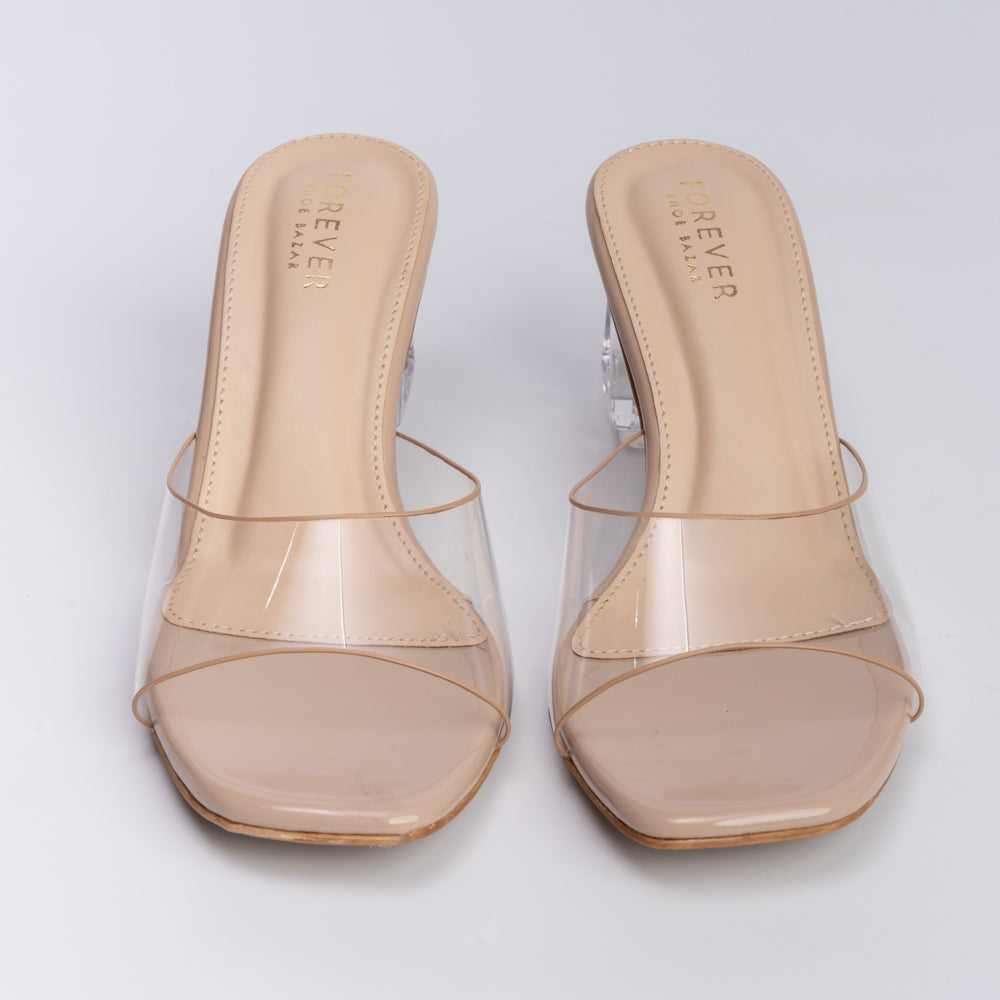 Sipping Tequila - Nude Casual Heels - view 5