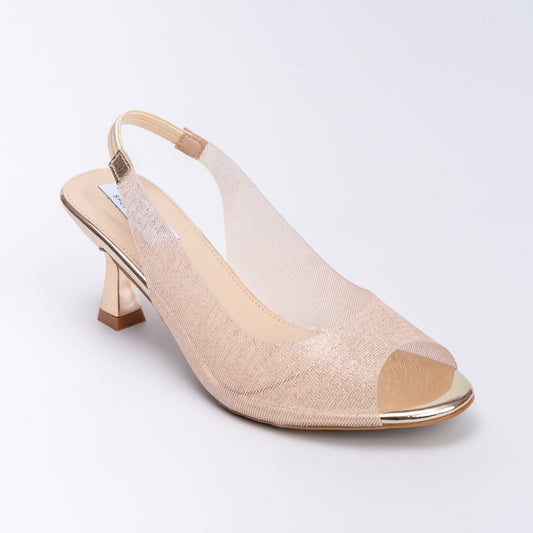 STFUB! - Gold Party Heels