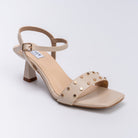 It's Giving Chique - Cream Studded Heels - view 3