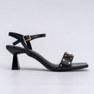 It's Giving Chique - Black Studded Heels - view 2