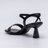 It's Giving Chique - Black Studded Heels
