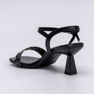 It's Giving Chique - Black Studded Heels - view 4