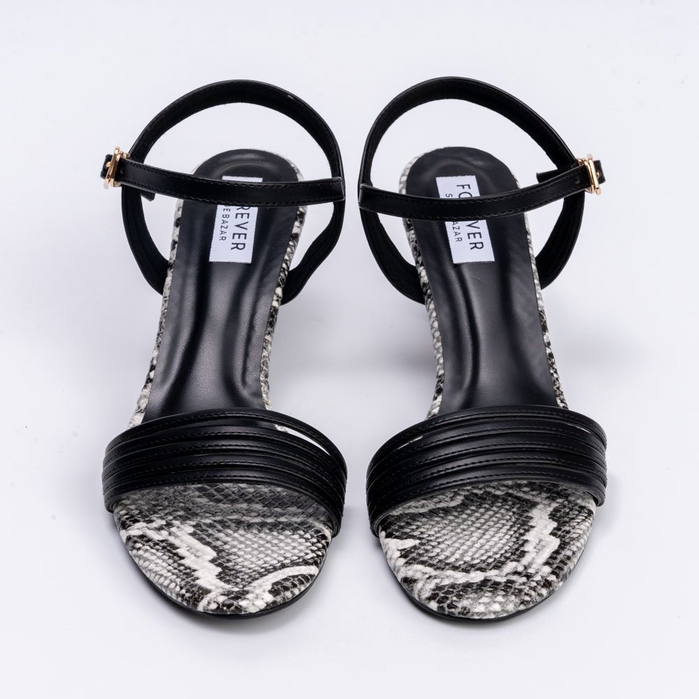Venom Kiss - Black Edgy Heels - view 5