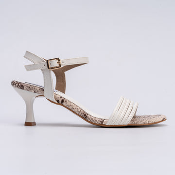 Venom Kiss - White Edgy Heels