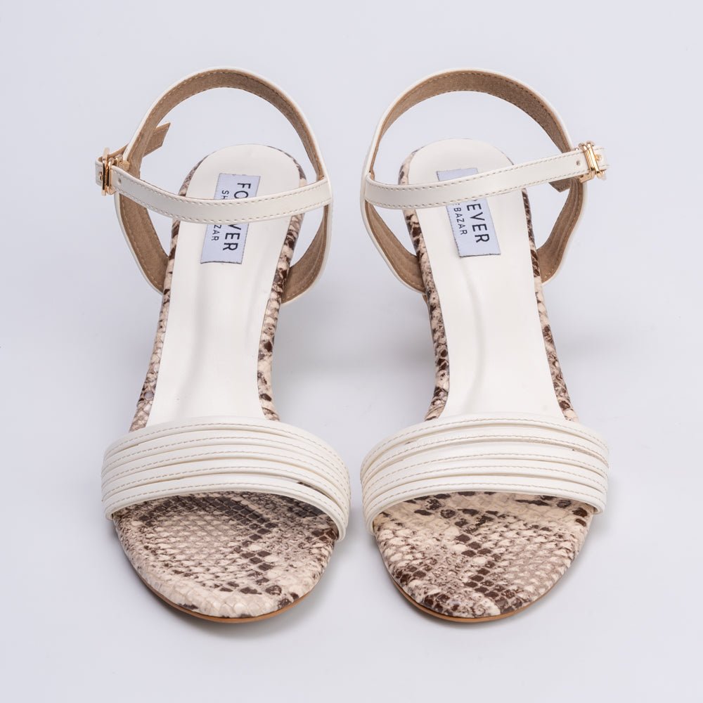 Venom Kiss - White Edgy Heels - view 5