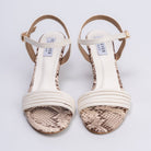 Venom Kiss - White Edgy Heels - view 5