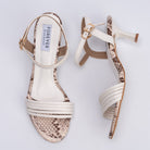 Venom Kiss - White Edgy Heels - view 6