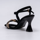 And We Twist - Black Partywear Rhinestone Heels - view 4