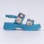 A Summer Dream - Blue Platform Heels