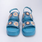 A Summer Dream - Blue Platform Heels - view 4