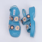 A Summer Dream - Blue Platform Heels - view 5