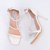 Drunken Desire - White Casual Heels