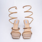 It's A Situationship - Gold Partywear Heels - view 4