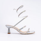 It's A Situationship - Silver Partywear Heels