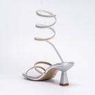 It's A Situationship - Silver Partywear Heels - view 3
