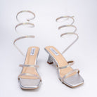 It's A Situationship - Silver Partywear Heels - view 5