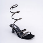 It's A Situationship - Black Partywear Heels - view 4