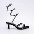 It's A Situationship - Black Partywear Heels - view 3