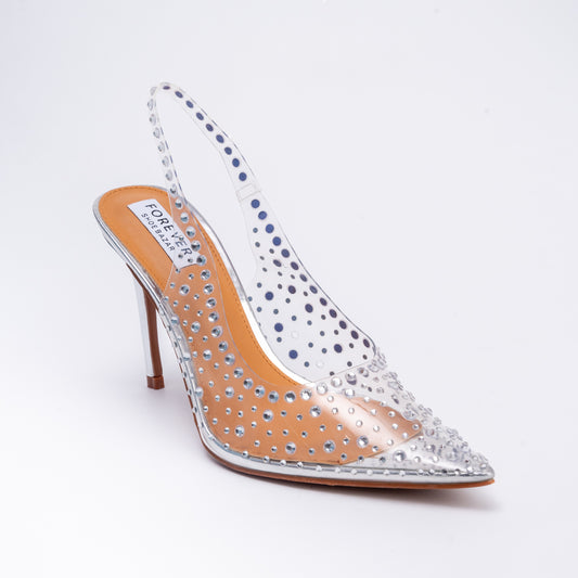Sexy Cindrella - Silver Party Heels