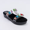 Harleys In Hawai -  Studded Black Partywear Slippers