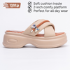Nothing's Comfier - Beige Casual Platform Heel