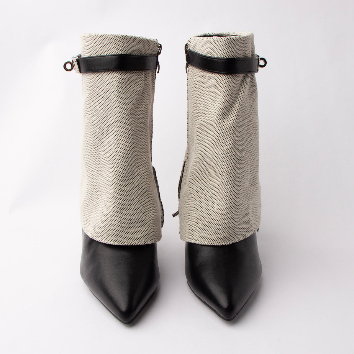 Cuff Couture - Black Fold Over Ankle Boots - view 5