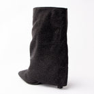 Midnight Fold - Black Embellished Ankle Boots - view 3
