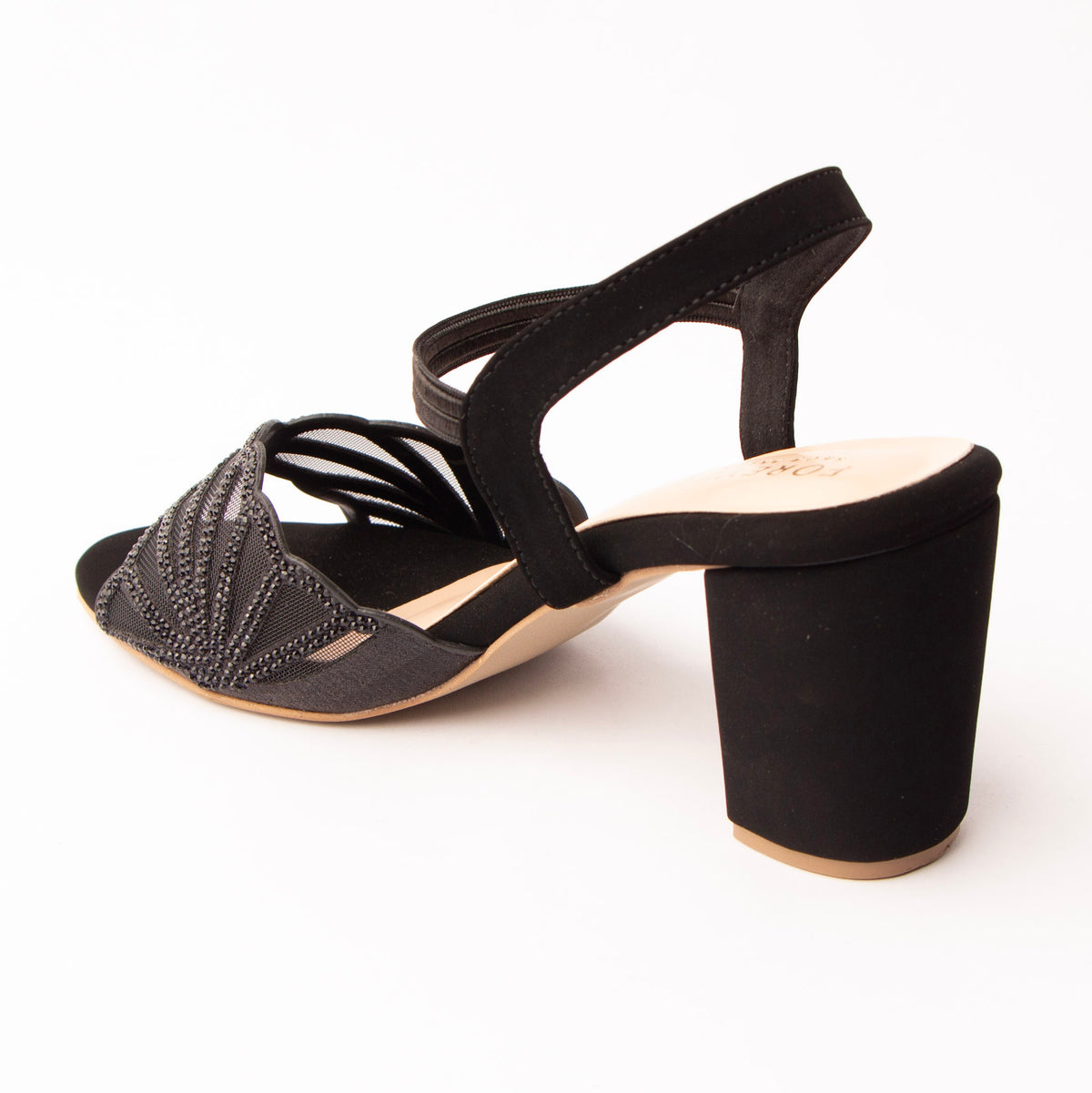 Butterfly Effect - Black Block Heels - view 3