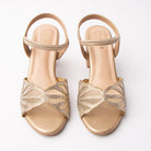 Butterfly Effect - Gold Block Heels - view 5