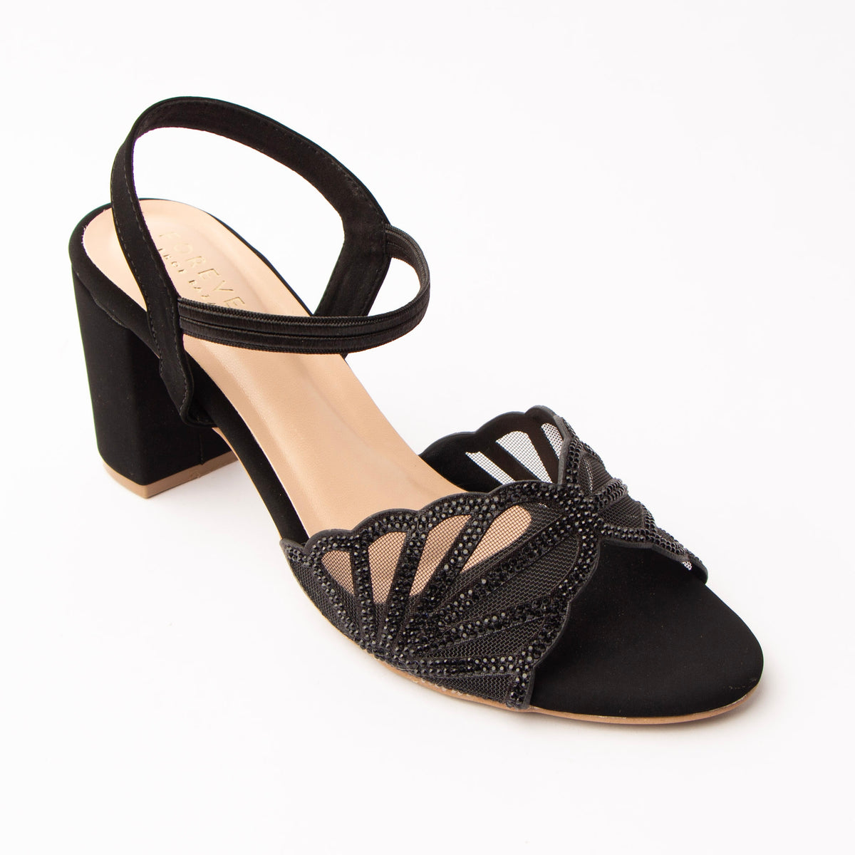 Butterfly Effect - Black Block Heels - view 2