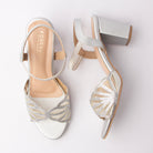 Butterfly Effect - Silver Block Heels - view 4