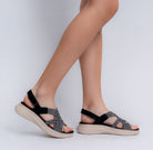 The Breezy Baddie - Black Flats