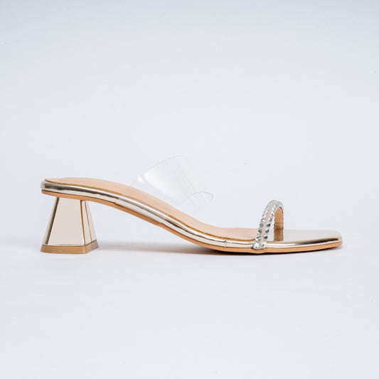 It’s A Pawrry! - Gold Partywear Heels