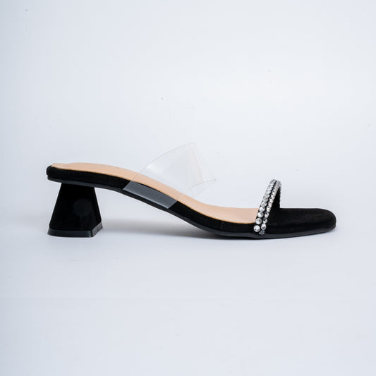 It’s A Pawrry! - Black Partywear Heels