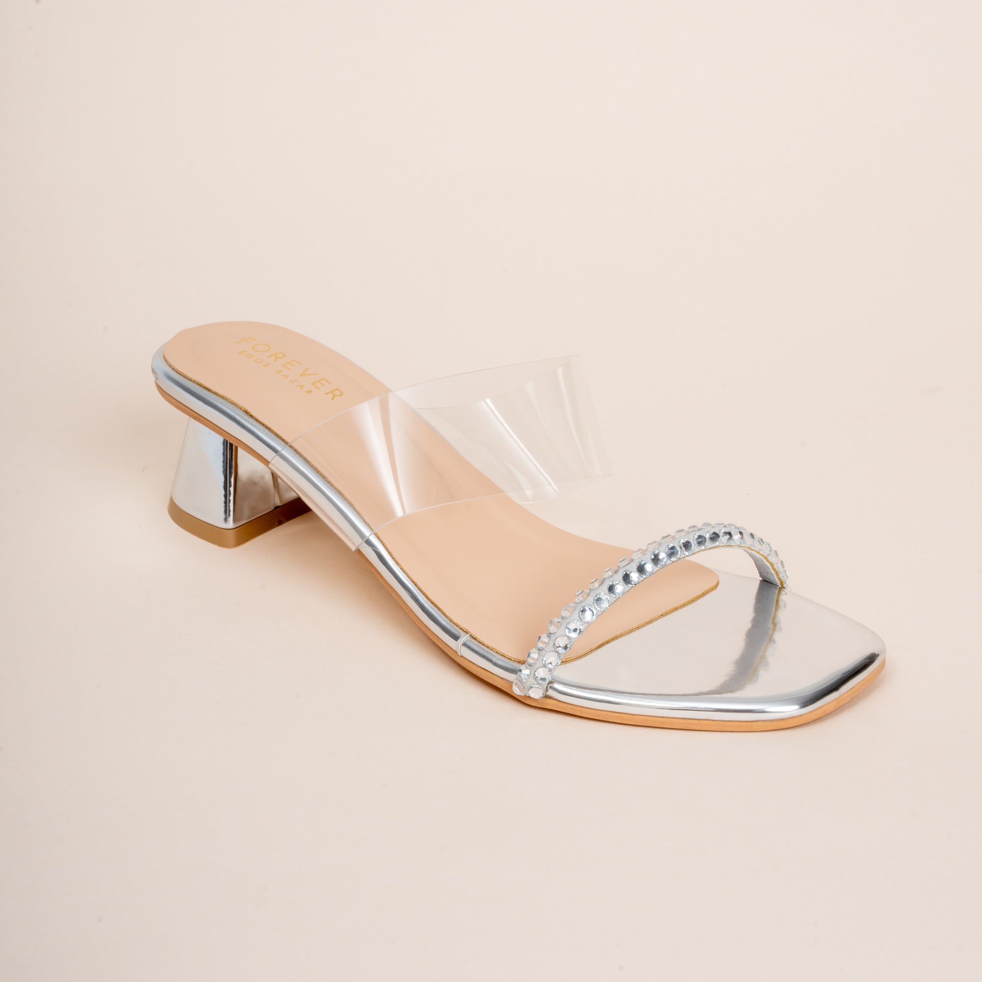 It’s A Pawrry! - Silver Partywear Heels - view 3