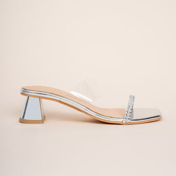 It’s A Pawrry! - Silver Partywear Heels