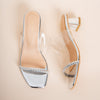 It’s A Pawrry! - Silver Partywear Heels