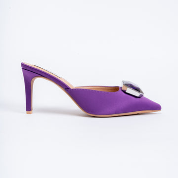 Live The Night - Purple Partywear Pencil Heels
