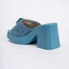 Awesome Bowsome - Blue Everyday Block Heels