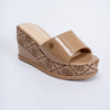Never Late For Coffee - Beige Everyday Wedges'