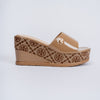 Never Late For Coffee - Beige Everyday Wedges'