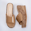 Never Late For Coffee - Beige Everyday Wedges'
