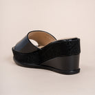 Never Late For Coffee - Black Everyday Wedges - view 6