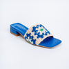 Bohemian Bliss - Blue Crochet Slide-on