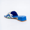 Bohemian Bliss - Blue Crochet Slide-on
