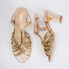 Hold My Beer - Gold Partywear Heels