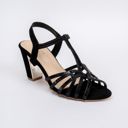 Hold My Beer - Black Partywear Heels