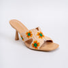 Crochet Kicks - Beige Pencil Heels