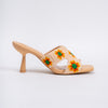Crochet Kicks - Beige Pencil Heels