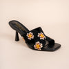 Crochet Kicks - Black Pencil Heels